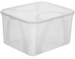 Rotho BOX Arco, Transparent, Kunststoff, Deckel abnehmbar, stapelbar, Ordnen &