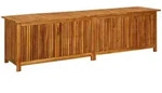 vidaXL Garten-Aufbewahrungsbox, Braun, Holz, Rechteckig, 200x58x50 cm, Aufbewahrung &