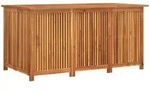 vidaXL Gartenbox, Braun, Holz, Rechteckig, 80x75x150 cm, Aufbewahrung &