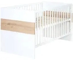 Roba Babybett, Wei&szlig;, Holzwerkstoff, Rechteckig, 70x140 cm, Hergestellt in...