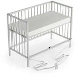 S&auml;mann &ndash; make a difference. Beistellbett, Wei&szlig;, Holz, Echtholz,Buche, 120x90x60