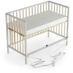 S&auml;mann &ndash; make a difference. Beistellbett, Wei&szlig;, Natur, Holz, Echtholz,Buche,