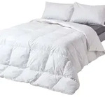 Homescapes Winterdecke, Wei&szlig;, Textil, F&uuml;llung: Federn, Rechteckig, 230x220 cm,