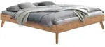 Hasena Bett, Buche, Holz, Kernbuche, massiv, 160x200 cm, Fsc, in verschiedenen