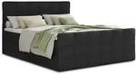 Sofnet Boxbett, Schwarz, Textil, H3, Rechteckig, 140x200 cm, Schlafzimmer, Betten,