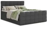 Sofnet Boxbett, Dunkelgrau, Textil, H3, Rechteckig, 160x200 cm, Schlafzimmer, Betten,