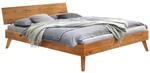Hasena Bett, Wildeiche, Holz, Wildeiche, massiv, 160x200 cm, &Uuml;ber- und