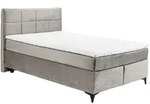 Xora Boxspringbett Navarra 6, Hellgrau, Kunststoff, H2, 7-Zonen, H&ouml;he ca. 16...