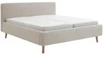 Xora Polsterbett, Beige, Holz, Esche,Birke, Buche, massiv, 140x200 cm, Reach,