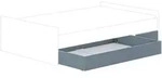 Paidi Bettkasten Little Flo, Blau, Holzwerkstoff, 150x20x95.2 cm, Blauer Engel,