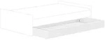 Paidi Bettkasten Little Flo, Wei&szlig;, Holzwerkstoff, 198x20x95.2 cm, Blauer Engel,