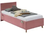 Stylife Polsterbett, Rosa, Holz, Eukalyptusholz,Birke, Buche, 90x200 cm, Reach,