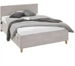 Stylife Polsterbett Cool, Beige, Holz, Eukalyptusholz, 140x200 cm, Reach,