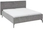 home24 Polsterbett, Grau, Metall, 180x200 cm, Reach, Stoffauswahl, in verschiedenen