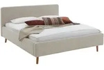 Xora Polsterbett, Beige, Holz, Esche,Birke, Buche, massiv, 180x200 cm, Reach,