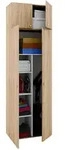Mid.you Mehrzweckschrank, Sonoma Eiche, Kunststoff, Holzoptik, 4 F&auml;cher,...