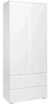 Mid.you Aktenschrank, Wei&szlig;, Holzwerkstoff, 3 F&auml;cher, 2 Schublade(n) Schubladen,
