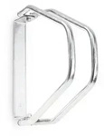 Relaxdays Fahrradst&auml;nder, Silber, Metall, 9x28.5x32.5 cm, Freizeit, Sport & Fitness,