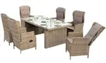 Gardenson Gartenset, Grau, Natur, Textil, 13-teilig, Uni, F&uuml;llung: