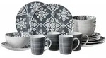 Ritzenhoff Breker Kombi-Set, Blau, Keramik, 16-teilig, 2x2x2 cm, Essen & Trinken,