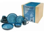 Creatable Kombiservice, Blau, Keramik, 10-teilig, 350 ml, Essen & Trinken, Geschirr,