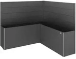 Biohort Sichtschutz, Dunkelgrau, Metall, 201x91x201 cm, Sonnen- & Sichtschutz,