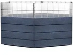 Garantia Hochbeet, Anthrazit, Kunststoff, 145x75x145 cm, Gartenzubeh&ouml;r, Hochbeete