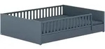 Paidi Bodenbett Little Flo, Blau, 205.6x50.8x147.6 cm, Blauer Engel, Goldenes M, in