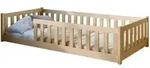 Kids Collective Bodenbett, Natur, Holz, 90x200 cm, Kinder- & Jugendzimmer,