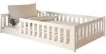 Kids Collective Bodenbett, Wei&szlig;, Holz, 120x200 cm, Kinder- & Jugendzimmer,