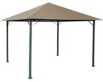 Quick Star Pavillon, Beige, Metall, 300x261x300 cm, Sonnen- & Sichtschutz, Pavillons