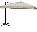 MCW Ampelschirm, Ecru, Textil, 400x300 cm, Sonnen- & Sichtschutz, Sonnenschirme,