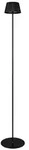 Akku-Stehleuchte Suarez, Schwarz, Metall, 123 cm, Touch (on/off), Lampen & Leuchten,