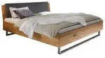 Hasena Bett, Eiche, Metall, Wildeiche, massiv, 180x200 cm, in verschiedenen...