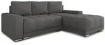 Sofnet Ecksofa, Dunkelgrau, Textil, 5-Sitzer, L-Form,Rechteckig, 255x180 cm,