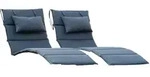 Home Deluxe Wellenholzliege, Anthrazit, Kunststoff, F&uuml;llung: Polyester, 60x4x190 cm,