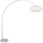 Stehleuchte Sparkled Light, Edelstahl, Textil, rund,rund, 50x240x230 cm,