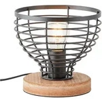 Brilliant Tischleuchte Avia, Schwarz, Metall, 18.5 cm, CE, Schnurschalter, Lampen &