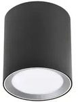 Nordlux Badezimmer-Deckenleuchte, Schwarz, Metall, rund,rund, F, 14 cm, 3-fach
