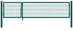 Home Deluxe Gartentor, Gr&uuml;n, Metall, 350x100 cm, Gartenzubeh&ouml;r