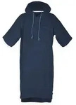 Tom Tailor Poncho Surf, Dunkelblau, Textil, Uni, Gr. S/M, Badtextilien, Badem&auml;ntel