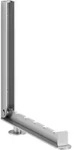 Zack Garderobenhaken, Edelstahl, Metall, 3.5x25x4.5 cm, Garderobe,...