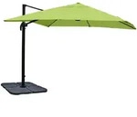 MCW Ampelschirm, Gr&uuml;n, Textil, 360x300 cm, Sonnen- & Sichtschutz, Sonnenschirme,