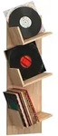Mid.you Schallplattenregal, Sonoma Eiche, Holzwerkstoff, 33x106.5x25.6 cm,