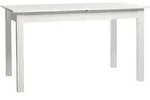 P & B Esstisch, Wei&szlig;, Holzwerkstoff, rechteckig, eckig, 80x76.5x140-180 cm,