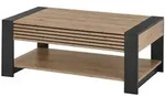 Livetastic Couchtisch, Schwarz, Eiche Artisan, Holzwerkstoff, 1 Schublade(n)