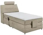 Mid.you Boxspringbett, Sand, Kunststoff, H2, 7-Zonen, 120x200 cm, gepolstertes
