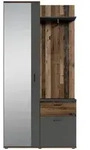 Mid.you Garderobe Jakob, Anthrazit, Alteiche, Holzwerkstoff, 1 Schublade(n)