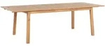 Beliani Gartentisch, Hellbraun, Holz, 8-Sitzer, Quadratisch, 100x75x180 cm,