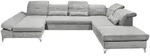 Mid.you Wohnlandschaft, Schlamm, Metall, 8-Sitzer, U-Form, 350x245 cm, Made in EU,